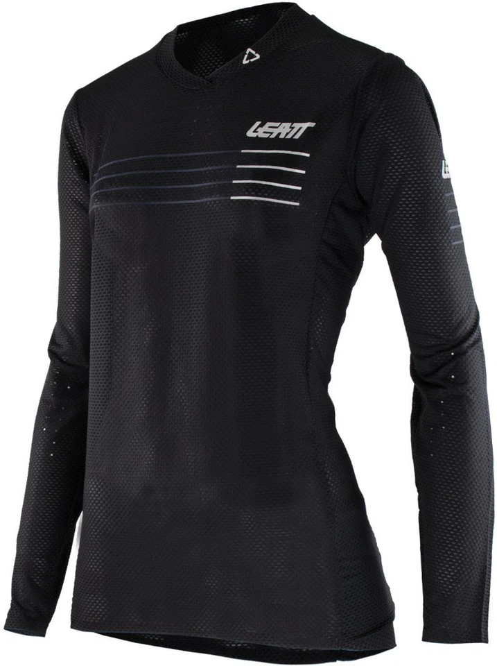 Leatt MTB Gravity 4.0 Mujer Bicicleta Jersey, Negro, XS - Imagen 1 de 1