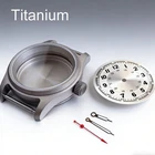 20ATM Titanium/Stainless steel 36mm Pilot Sapphire Watch Case For NH35 ETA2824