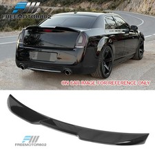 Fits 11-23 Chrysler 300 M Style Trunk Spoiler Gloss Black Add-on Rear Wing Abs Fits 11-23 Chrysler 300 M Style Trunk Spoiler Gloss Black Add-on Rear Wing Abs