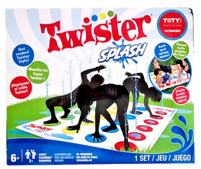 NEW Sealed Hasbro Twister Splash Water Game for Kids Backyard Sprinkler Game