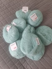 Wolle Konvolut Katia, 10 Kn. neu, INGENUA Mohair Hell Türkis 84 Stricken 