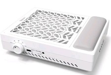 Colector de polvo para uñas con ventilador de vacío, máquina de succión para uñas acrílicas, blanco