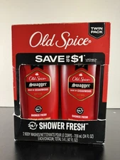 Old Spice Red Collection Swagger Scent Men's Body Wash, 24 fl oz, Pack of 2