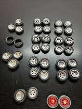 MPC AMT REVELL CHROME TYPE WHEEL & TIRE SET Lot 1/25 1/24 SCALE #23 C8