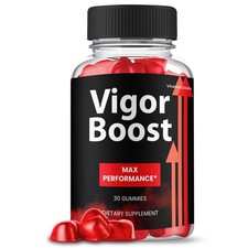 Vigor Boost Gummies, Max Strength Formula, VigorBoost Supplement 1 pack 