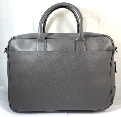 Michael Kors Warren Compact Leather Briefcase Carry Laptop Bag