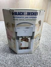 Black & Decker Lids Off JW200 Automatic Jar Opener White Electric Kitchen Gadget