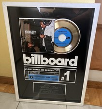 YOUNGBOY NBA Billboard Award Plaque No 1 US Billboard 200 Album SINCERELY KENTRE