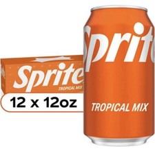 Sprite Tropical Lemon Lime Soda 12 Pack