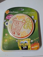 2008 Npower SpongeBob SquarePants Portable CD Player Bass Boost LCD NTCD112-SBM