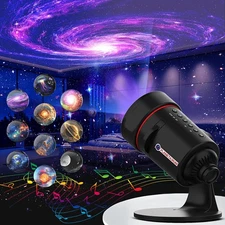 Galaxy Projector Planetarium Star Projector Moon Lamp Starry Sky Night Light US
