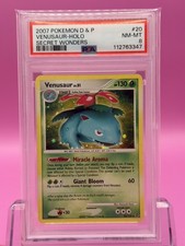 Pokemon TCG Venusaur Secret Wonders Holo Rare 20/132 2007 PSA 8 Graded on eBay