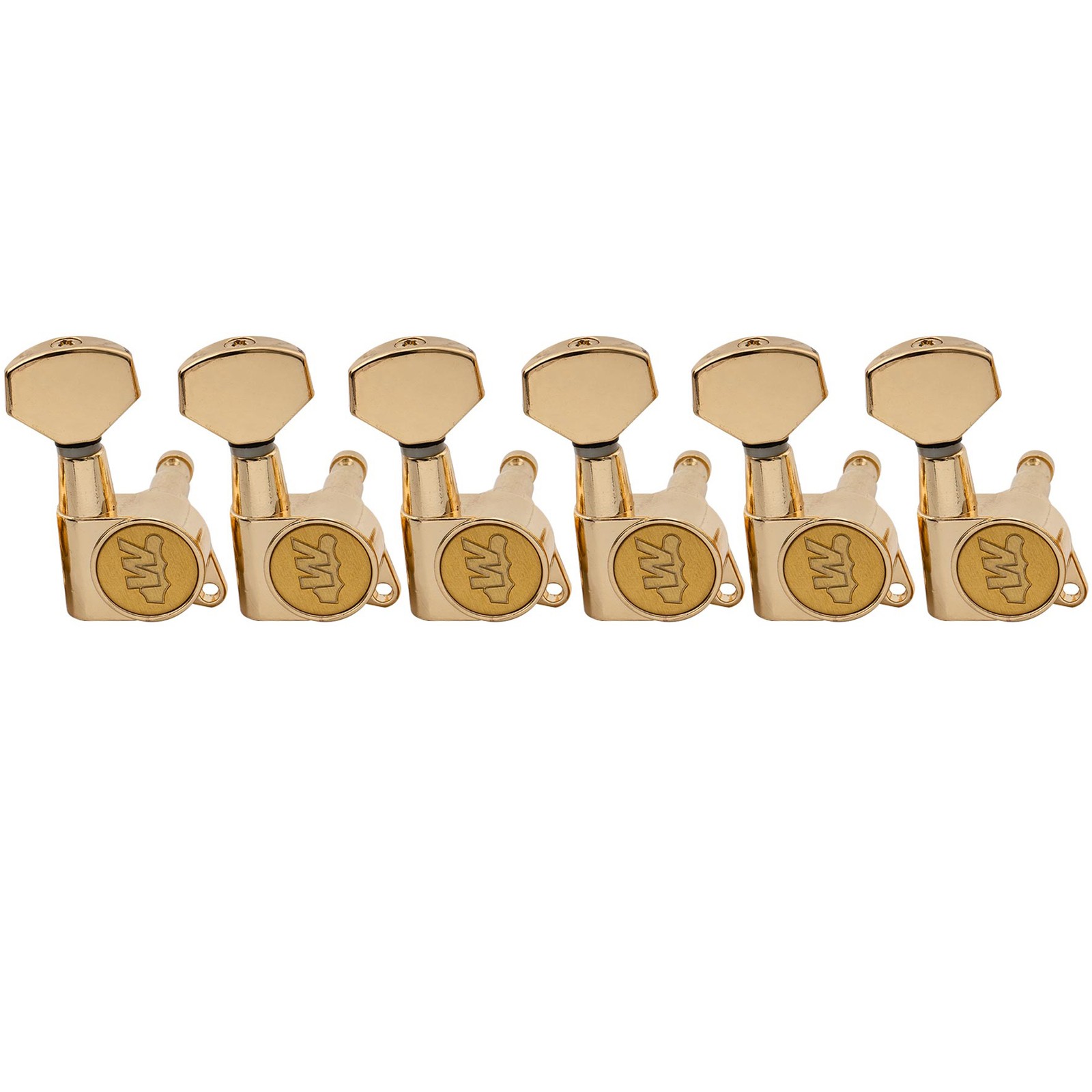 Wilkinson Gold 6 Inline E-Z-LOK Meccaniche per Chitarra