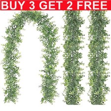 Artificial Eucalyptus Fake Ivy Leaf Vine Garland Flower Plant Wedding Home Decor