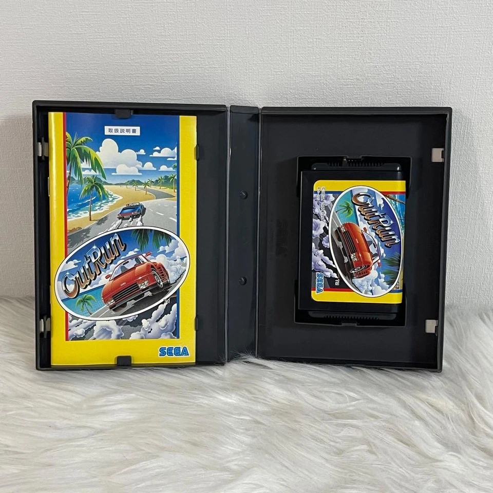 OUTRUN Out Run Mega Drive MD G-4052 1991 NTSC-J SEGA Racing Japanese ver. USED - Image 4 of 4