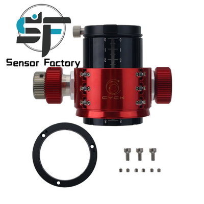 CYCK 55.7mm Travel Telescope Focuser+Round Adapter Ring for Sky