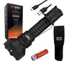 Linterna táctica Acebeam L35 2.0 negra CREE XHP70.3 HI LED con batería y ecológica