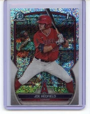 2023 Bowman Draft Chrome Joe Redfield Sparkles Refractor BDC-122 1st Bowman