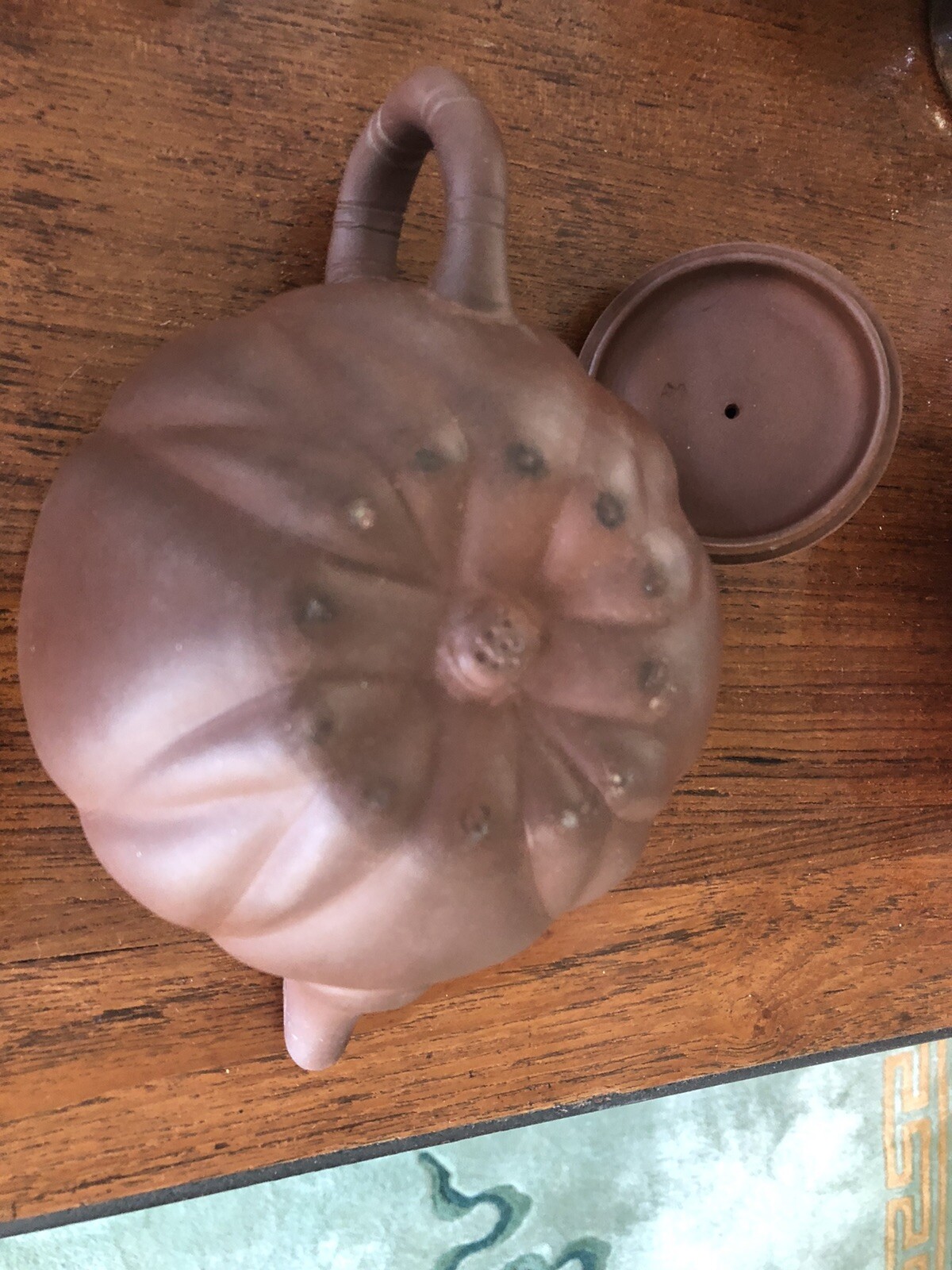 Antique Chinese Yixing Zisha Teapot With Moveable Locus Seeds eBay