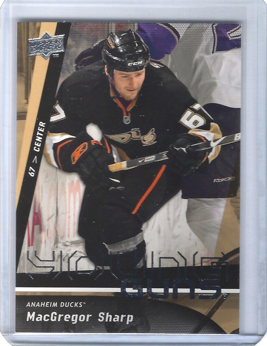 2009-10 Upper Deck #451 MacGregor Sharp Young Guns Rookie Card