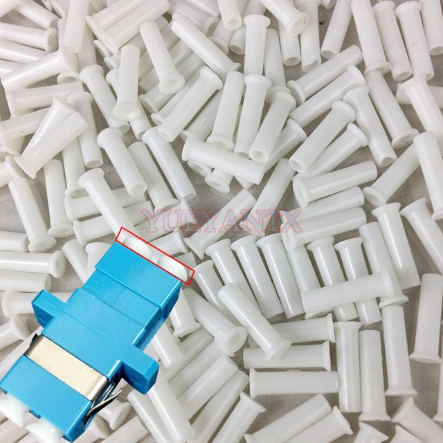 1000pc Fiber Optic LC Adapter Dust Cap Protector Dust Cover Clean Connector eBay