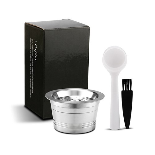 304 Stainless Steel Refillable Reusable Coffee Capsule Pod For Caffitaly Ruby - Picture 6 of 7