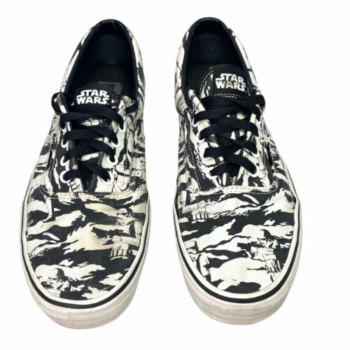 Vans Star Wars May The Force Be With You Herren Schwarz Weiß Turnschuhe - Größe 13 - Bild 2 von 7