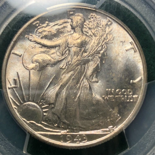 1943 50c Walking Liberty Half Dollar PCGS MS65