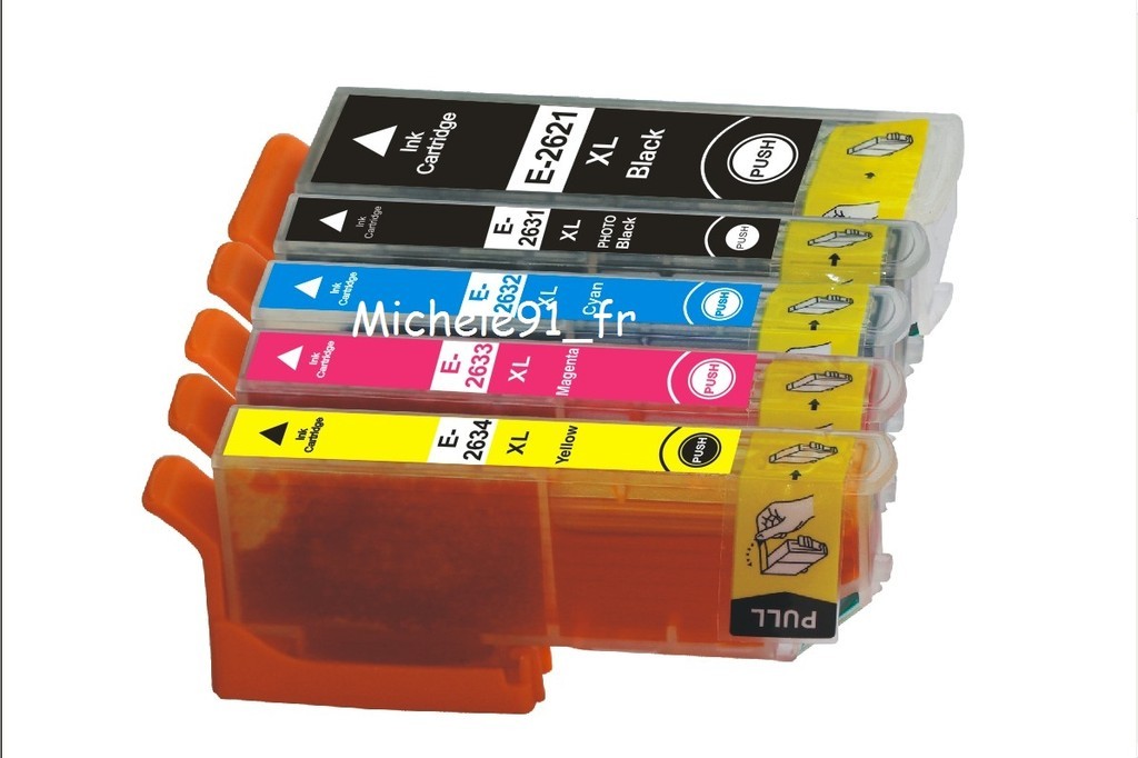 Cartouches d'encre compatibles XP600 pour resoudre les pannes d'impression textuelle