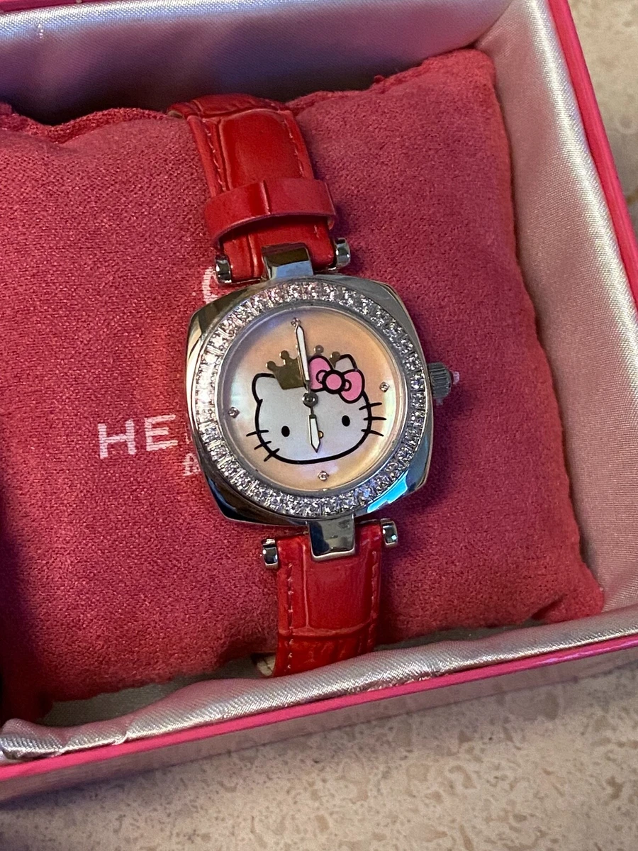 Hello Kitty Princess Sanrio Diamonique Watch Pink