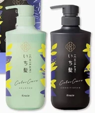 Kracie Ichikami Color Care Shampoo and Conditioner Set 480ml + 480g
