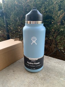 Rain Hydro Flask Light Blue 32 Oz Hydro Flask 32OZ Wide Mouth