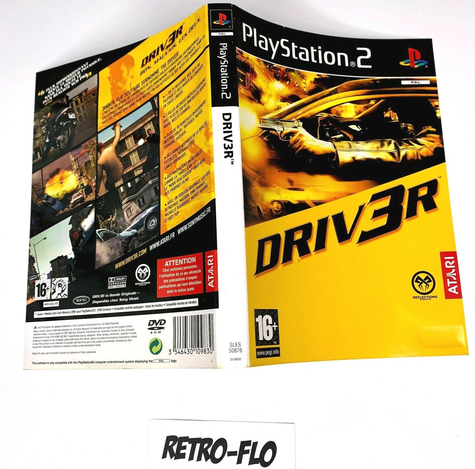 Driv3r Jaquette Sony Playstation 2 PS2