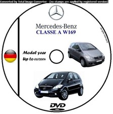 WORKSHOP MANUAL MAINTENANCE MERCEDES CLASSE A W169 MY 2004 - 2012 CD DVD