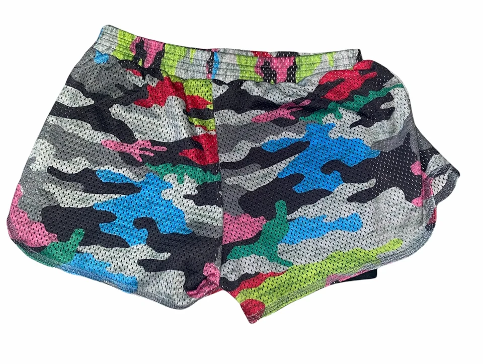 Terez big girls camouflage mesh layered shorts L(14) - Image 2 of 3
