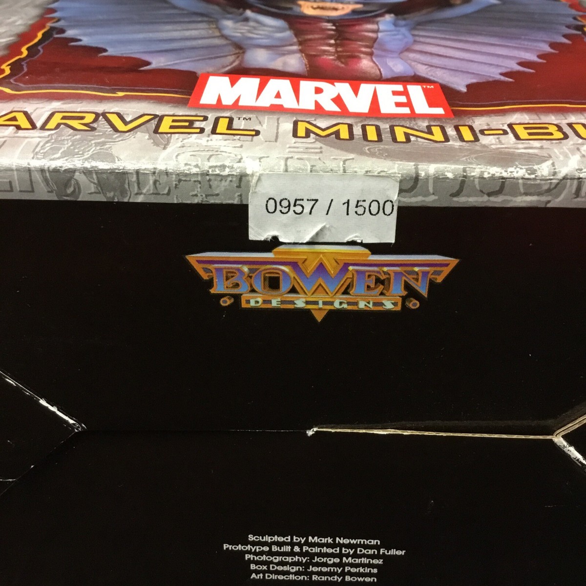 ✺ BARON BLOOD ✺   MARVEL MINI BUST Bowen Designs Baron Blood Mini Bust #957/1500 *Marvel Sample