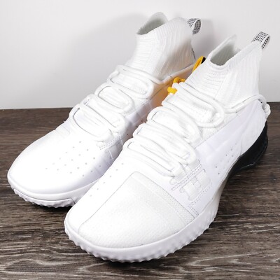 Under Armour x Project Rock 1 'White/Black' Men's Size 9 3020788-102