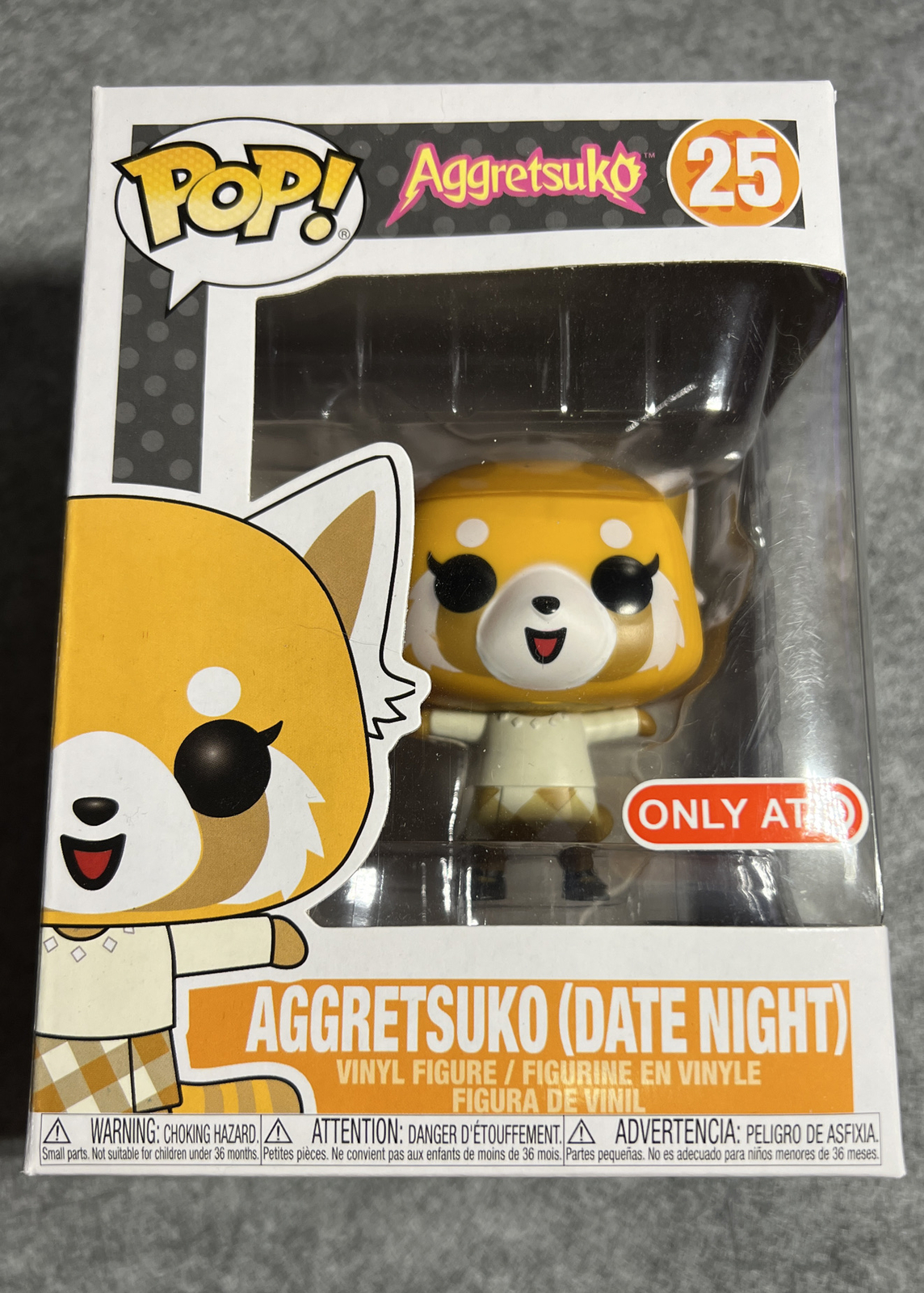 Funko Pop! Vinilo: Sanrio - Aggretsuko Date Night - Target Exclusivo #25 Nuevo