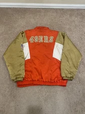 Vintage 90s Apex One Pro Line San Francisco 49ers Jacket Size Large
