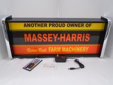 Massey-Harris Farm Machine LED Display lighted sign lightbox Wall hanging Light