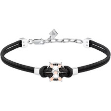 Bracciale uomo/ragazzo gioielli Morellato linea Versilia SAHB19 cordoncino nero