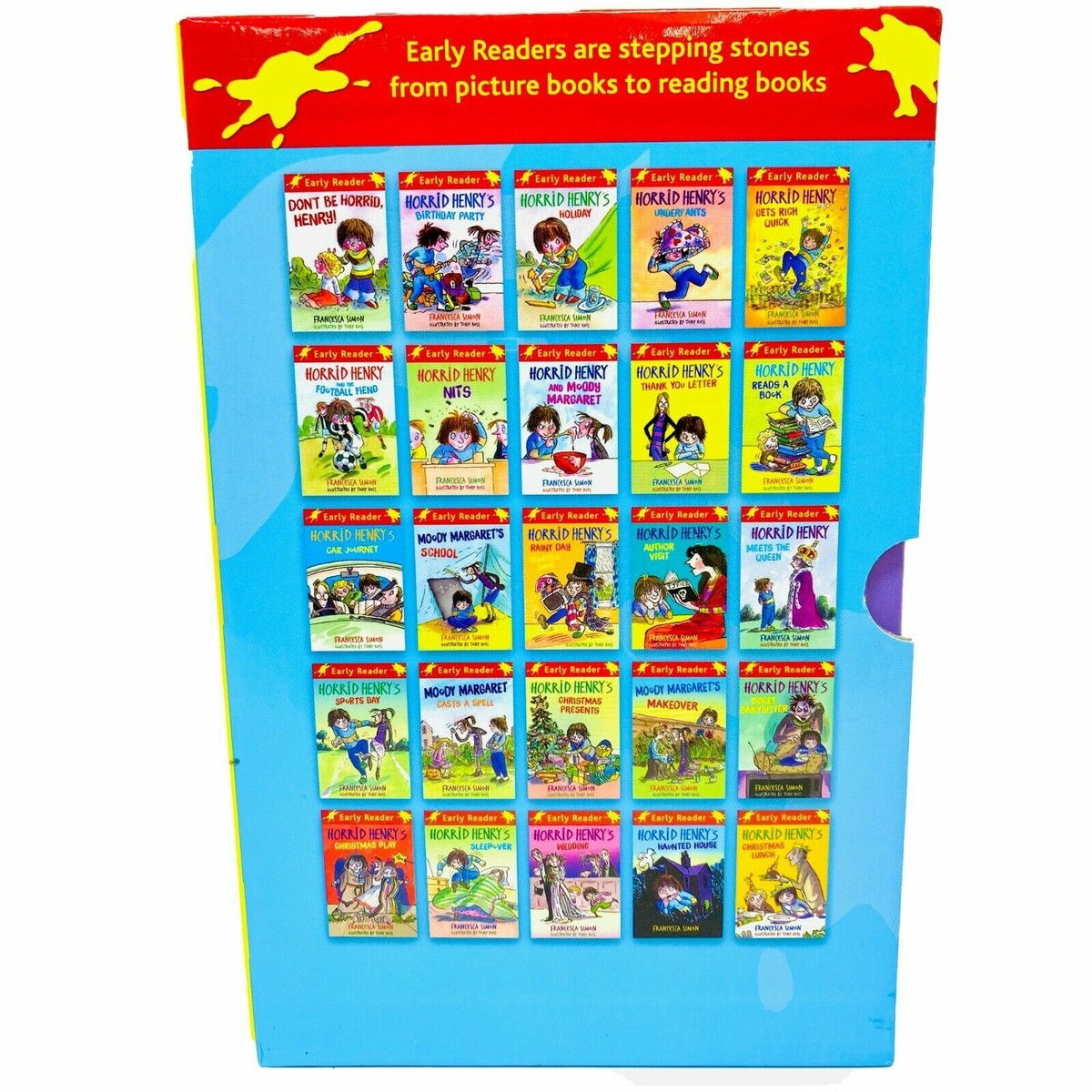 Horrid Henry Early Reader Set 25 Books Collection Box Set by