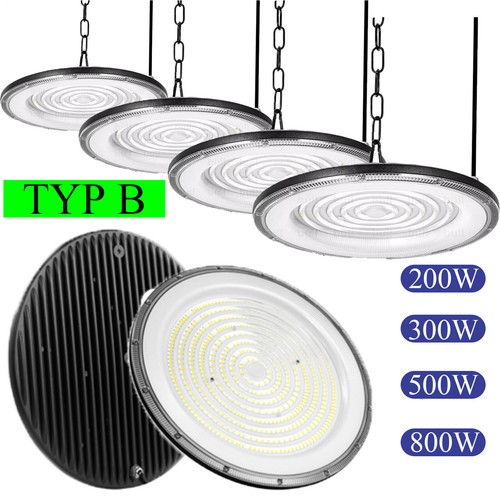 50-800W UFO LED Hallenbeleuchtung Deckenstrahler Werkstattleuchte Superhell Lamp - Bild 3 von 249