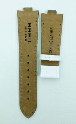 BREIL MILANO STRAP BW0063 WHITE LEATHER STRAP 2519750603