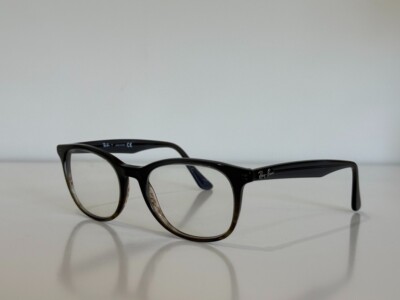 Ray Ban RB 5356 5766 Round Clear Gray Eyeglasses Optical Frame 52-19-145