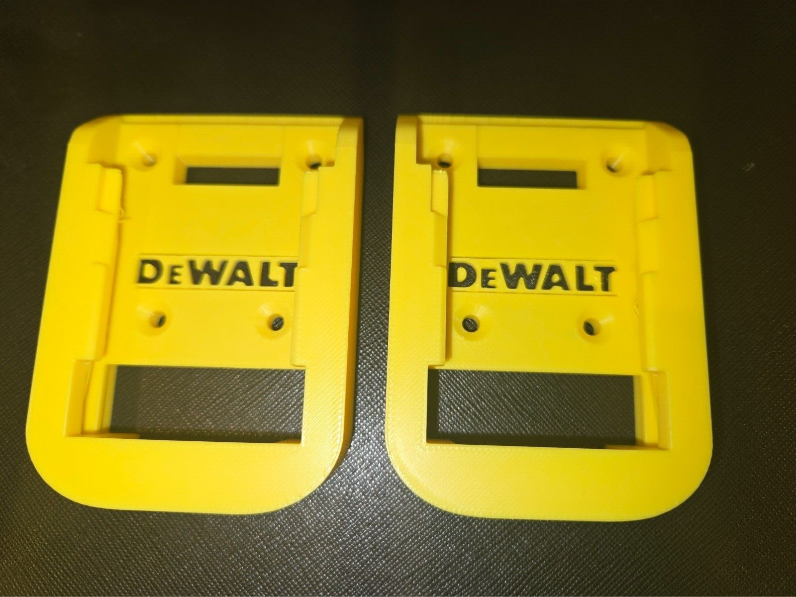 6 Pk For DeWalt 18v/54v  Flexvolt Battery Holder Mount Storage Clip Shelf Van 3