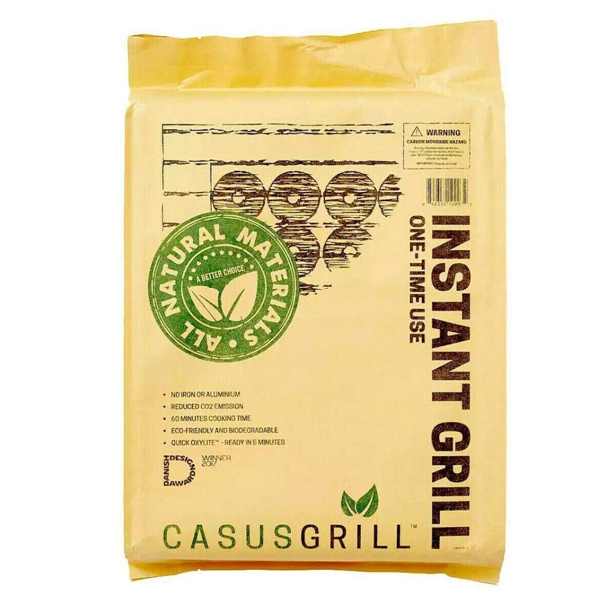 Casus Grill: Eco-Friendly, Biodegradable, One-Time-Use Instant Grill