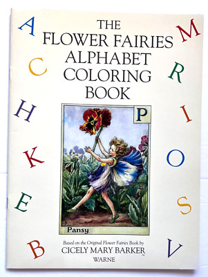 Flower fairies Alphabetの妖精 Flower Fairies Alphabet Coloring Book by Cicely Mary Barker
