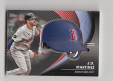 2022 Topps Update Relic Commemorative Batting Helmet Black J.D. MARTINEZ /299