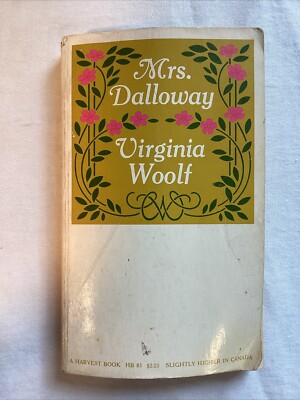 Mrs. Dalloway by Virginia Woolf 1953 Vintage Paperback Book Harvest